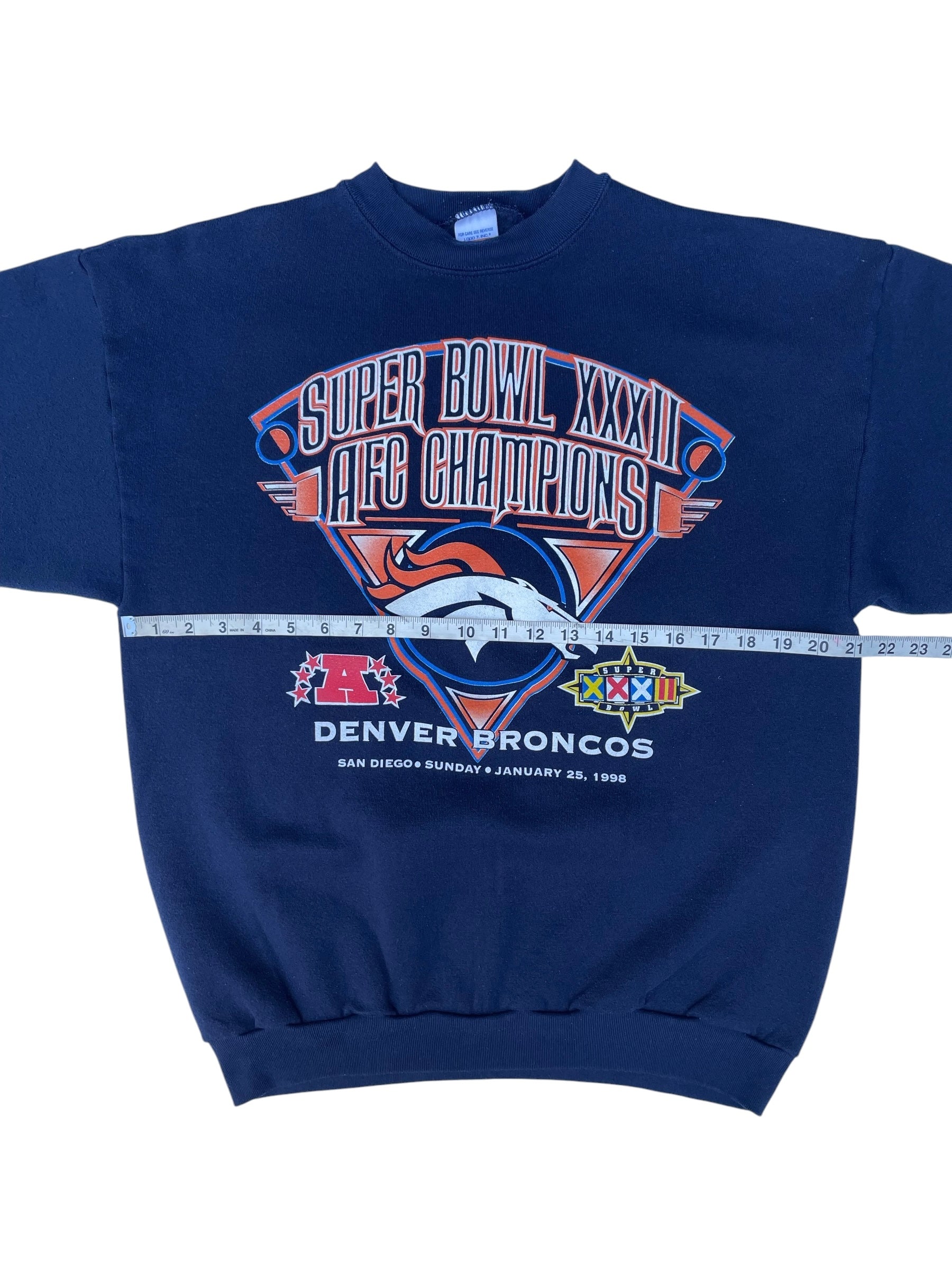 Vintage 90s Denver Broncos Super Bowl Sweatshirt – MBI Vintage Shop