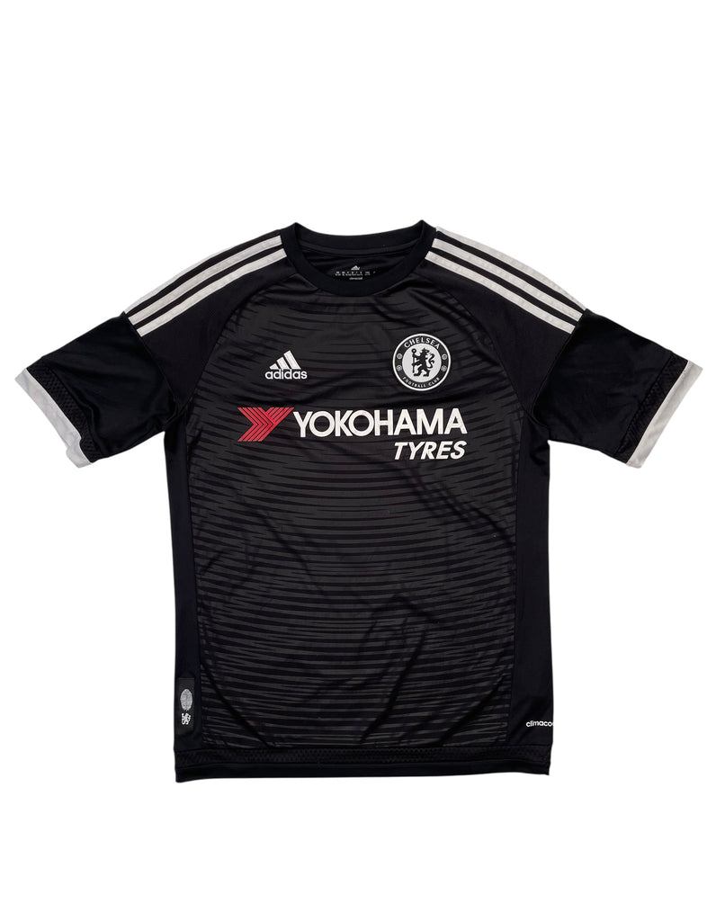 Black sports jersey with Adidas and Yokohama Tyres logos on a white background