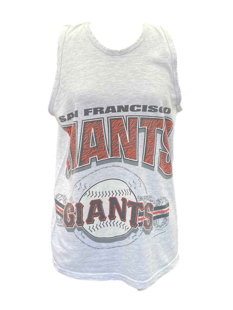 White tank top with San Francisco Giants logo on a white background