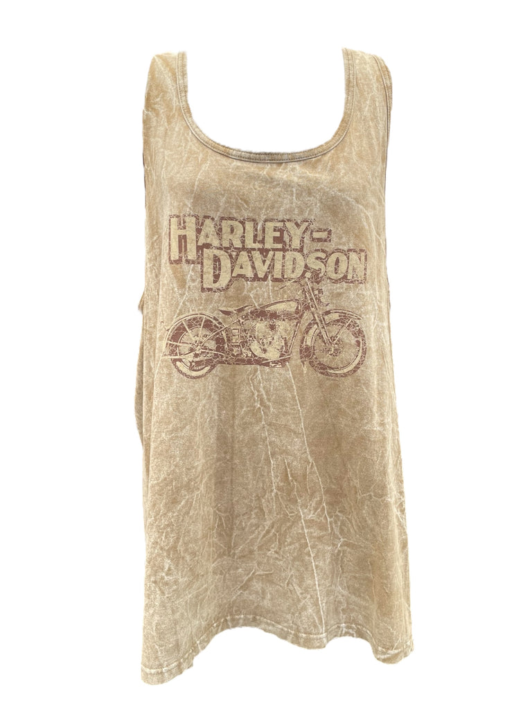 Harley-Davidson tank top with vintage design on a white background
