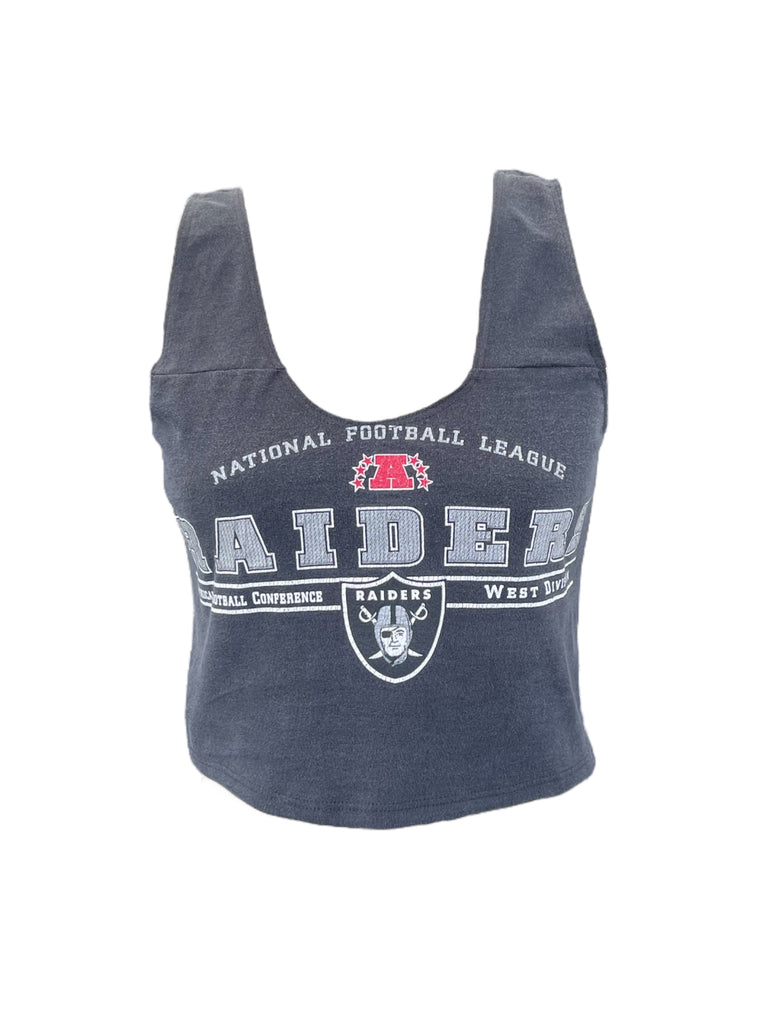 black tank with raiders logo