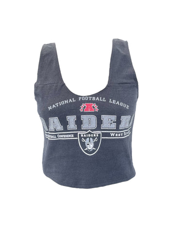 black tank with raiders logo