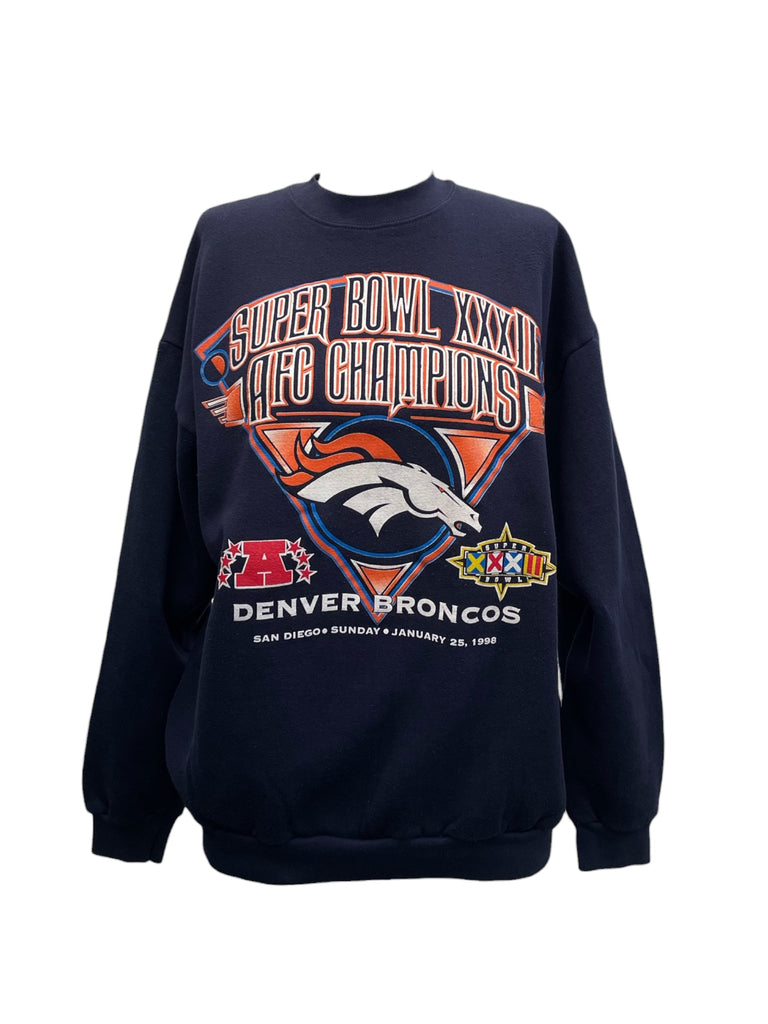 Vintage 90s Denver Broncos Super Bowl Sweatshirt – MBI Vintage Shop
