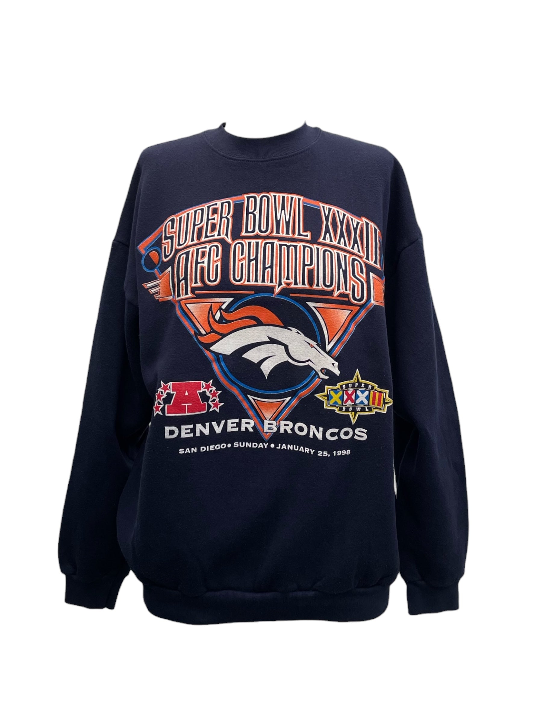 Vintage 90s Denver Broncos Super Bowl Sweatshirt – MBI Vintage Shop