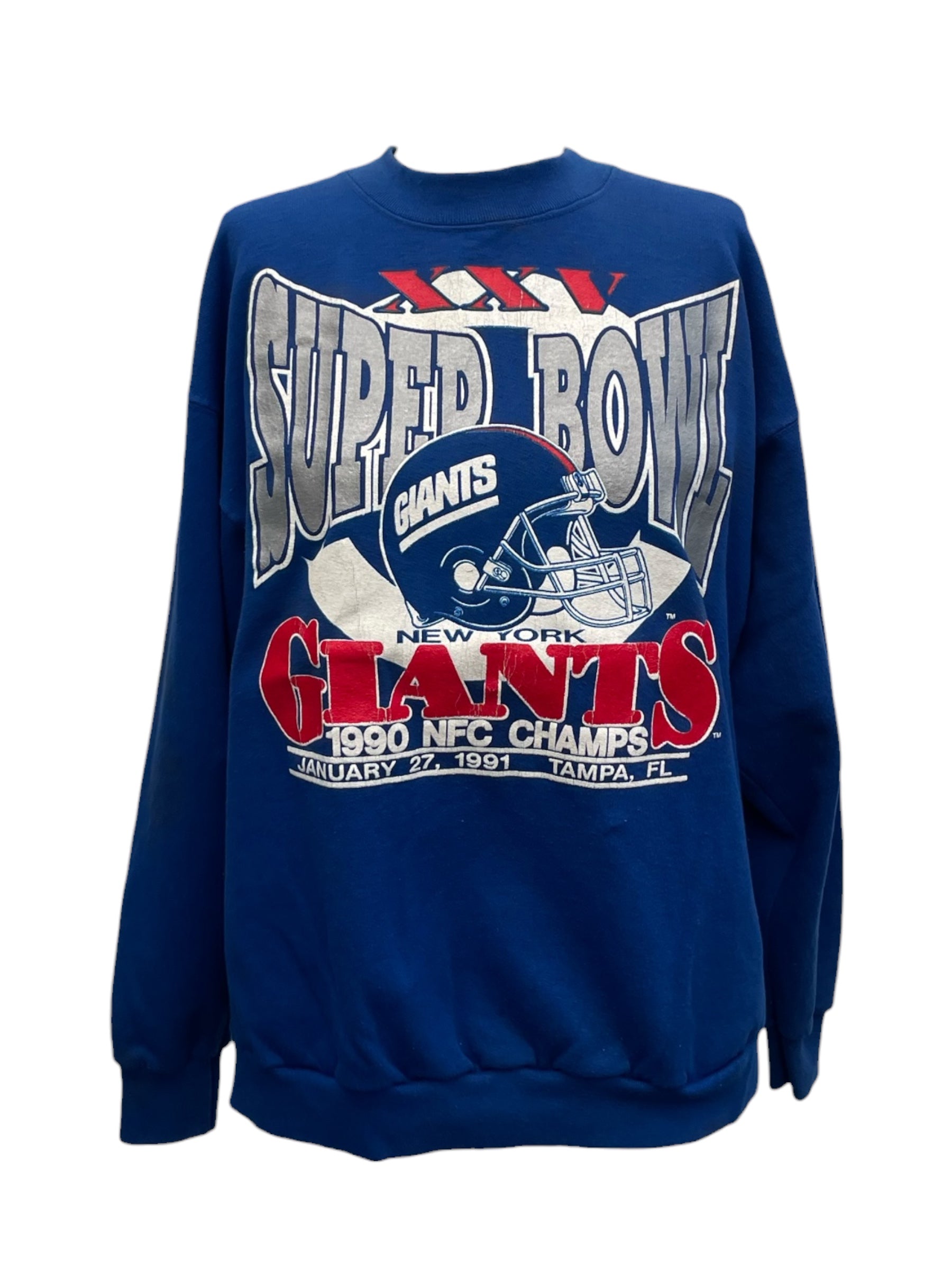 Vintage 90s New York Giants Super Bowl Sweatshirt – MBI Vintage Shop